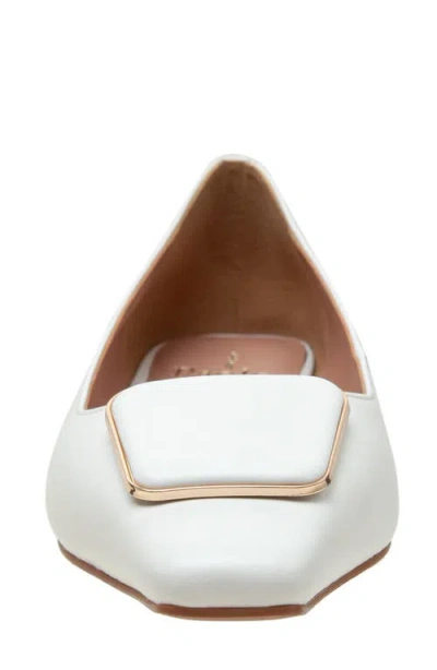 Linea Paolo Nancy Flat In White