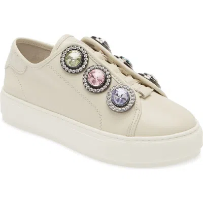Kurt Geiger London Laney Octavia Platform Sneaker In Neutral