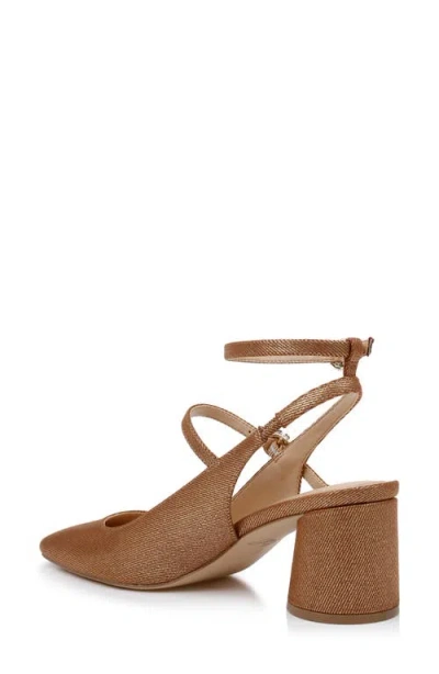 Jewel Badgley Mischka Keilani Maryjane Evening Pumps In Gold