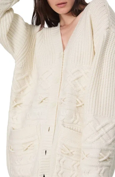 Rag & Bone Conley Wool & Cashmere Cardigan In Neutral