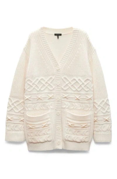 Rag & Bone Conley Wool & Cashmere Cardigan In Neutral