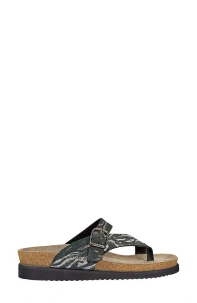 Mephisto Helen Toe Loop Sandal In Black