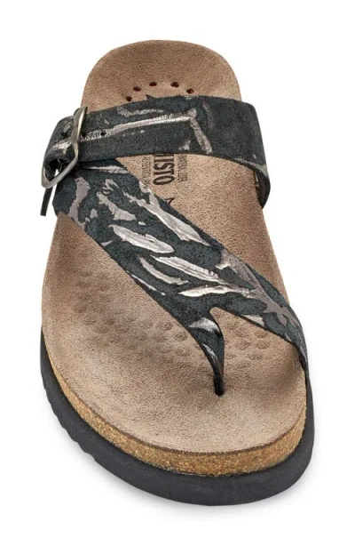 Mephisto Helen Toe Loop Sandal In Black