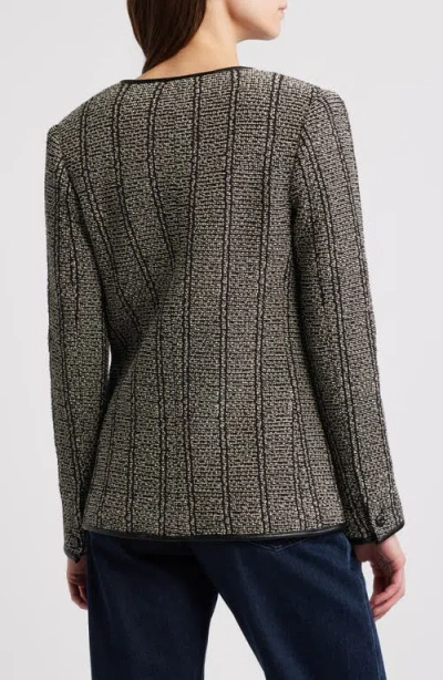 Rag & Bone Bartlet Tweed Boucle Single-breasted Jacket In Black