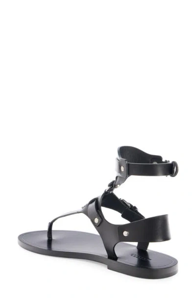 Isabel Marant Eveen Removable Ankle Cuff Sandal In Black