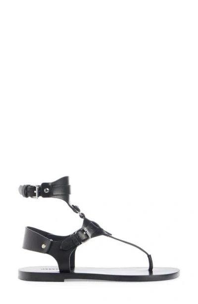 Isabel Marant Eveen Removable Ankle Cuff Sandal In Black