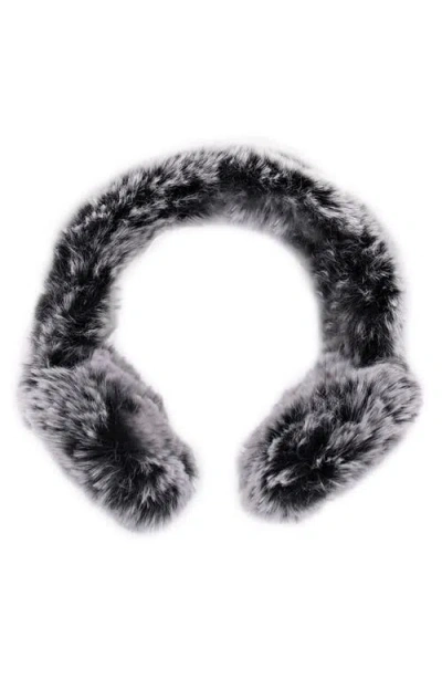 Surell Faux Fur Covered Earmuffs In Gray