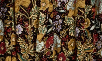 Dr2 By Daniel Rainn Print Crop Pull-on Pants In Blue