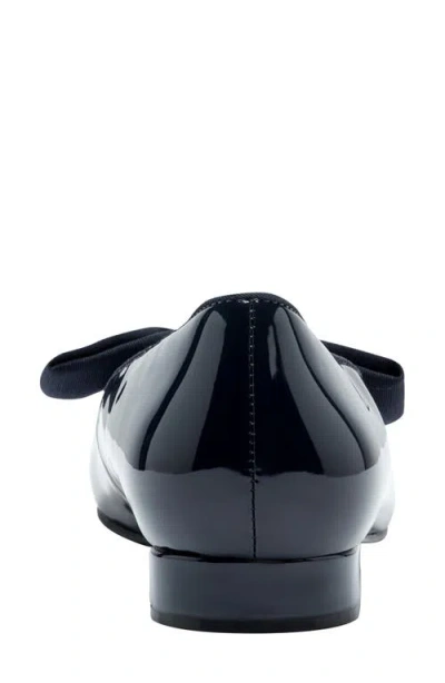 Bandolino Women's Auggie Bow Pointed Toe Tailored Loafers In Black