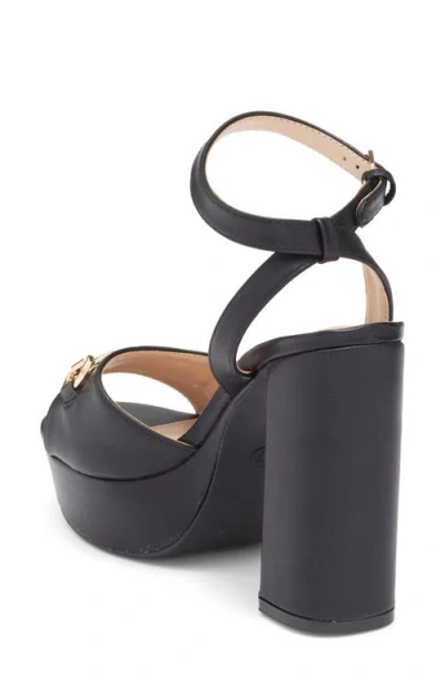 Wild Diva Lounge Alice Platform Sandal In Black