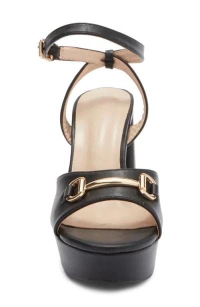 Wild Diva Lounge Alice Platform Sandal In Black