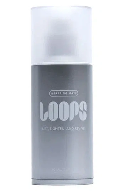 Loops Wrapping Mask In Silver