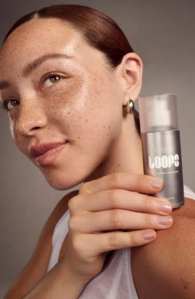 Loops Wrapping Mask In Silver