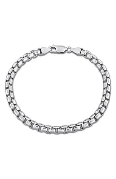 Delmar Box Chain Bracelet In Metallic