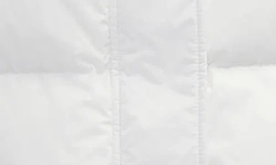 Scotch & Soda Kaatye Core Fit Water Repellent Maxi Puffer Coat In White