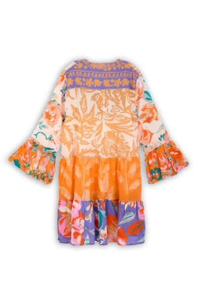 Saachi Patchwork Cotton Tunic In Multi