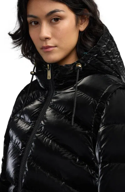 Scotch & Soda Schyler Boxy Water Repellent Puffer Jacket In Black