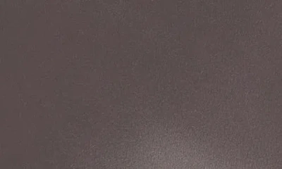 Lyssé Justine Satin Draped Mock Neck Top In Gray Ash In Gray