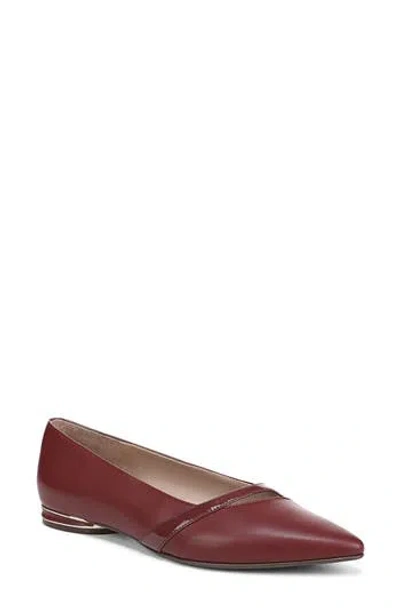 Naturalizer Women's Bria Point-toe Dress Flats In Burgundy