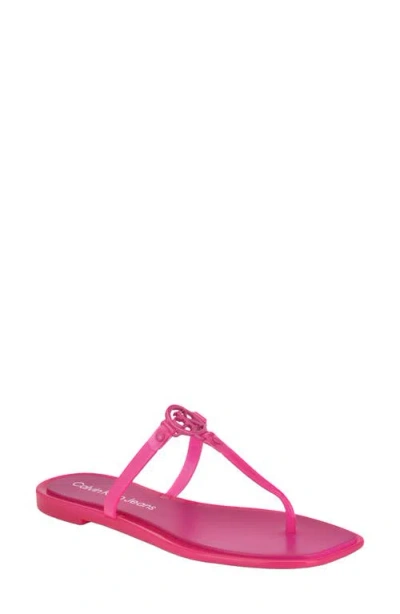 Calvin Klein Edhen Flip Flop In Pink