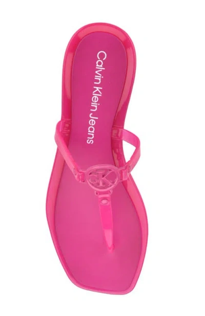 Calvin Klein Edhen Flip Flop In Pink
