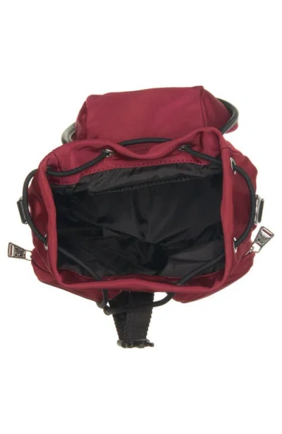 Moncler Mini Trick Crossbody Bag In Burgundy