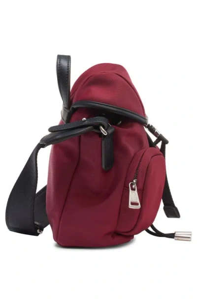 Moncler Mini Trick Crossbody Bag In Burgundy