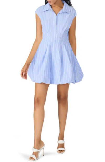 Steve Madden Women's Arielle Mini Bubble Dress In Blue