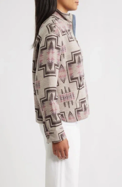 Pendleton Harding Half Zip Sweatshirt In Multi