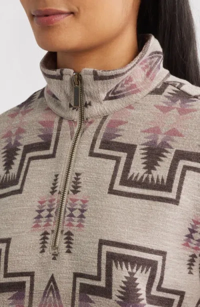Pendleton Harding Half Zip Sweatshirt In Multi