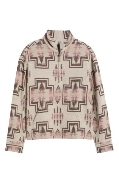 Pendleton Harding Half Zip Sweatshirt In Multi