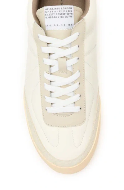 Allsaints Leather Harri Low-top Sneakers In White