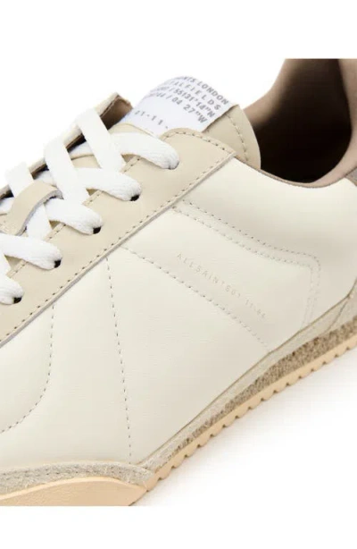 Allsaints Leather Harri Low-top Sneakers In White