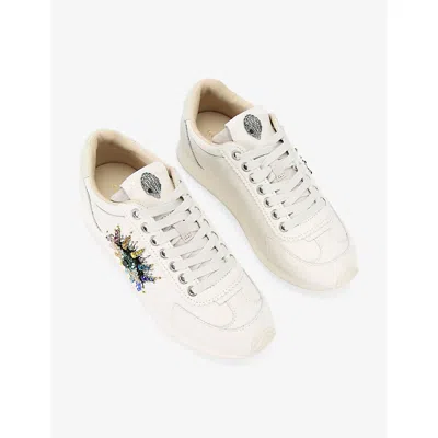 Kurt Geiger Leather Islington Eye Low-top Sneakers In Yellow