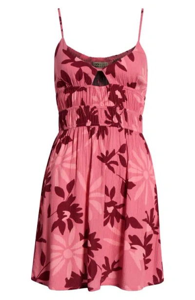 Billabong Rays All Day Minidress In Pink