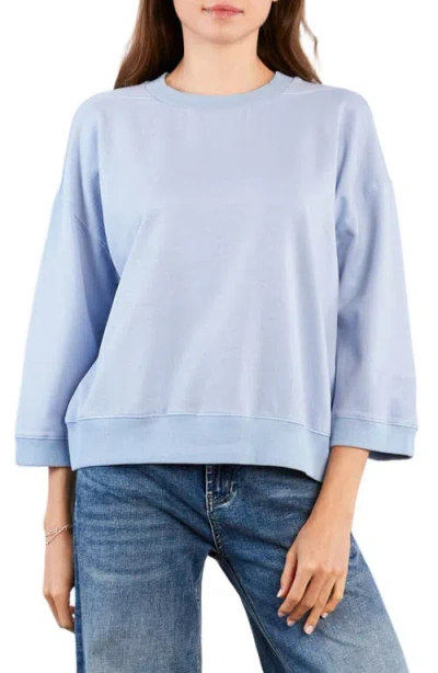 Hint Of Blu The Daily Boxy Sweatshirt In Blue