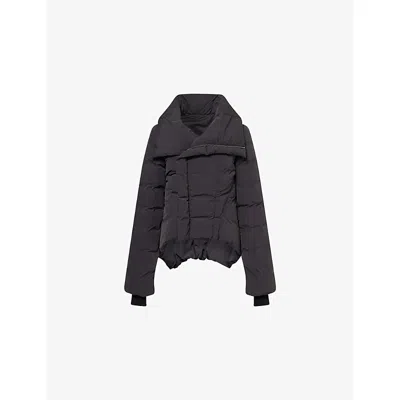 Rick Owens Woman Black Jackets In Black
