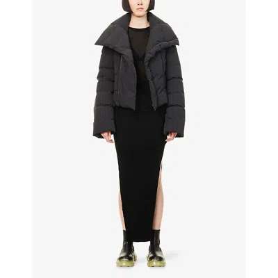 Rick Owens Woman Black Jackets In Black