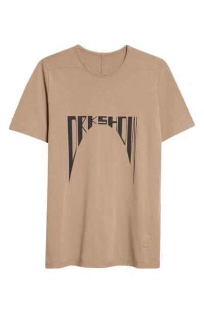 Rick Owens Drkshdw Graphic-print Short-sleeve T-shirt In Neutral