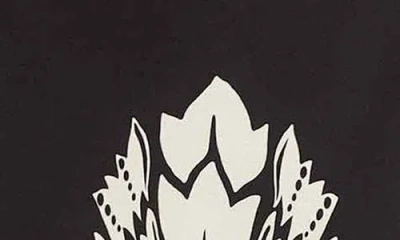 Farm Rio Floral Arabesque Maxi Slipdress In Black