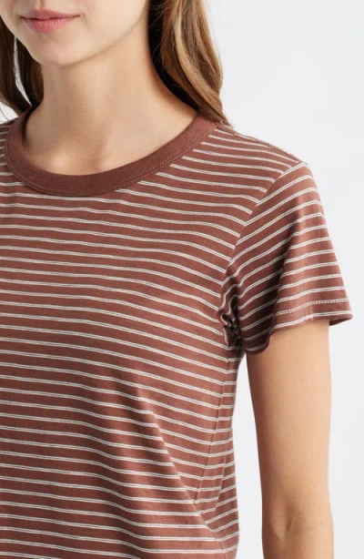 Rag & Bone The Slub Stripe T-shirt In Multi