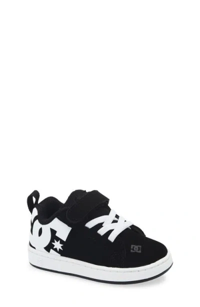 Dc Shoes Kids' Court Graffik Sneaker In Black