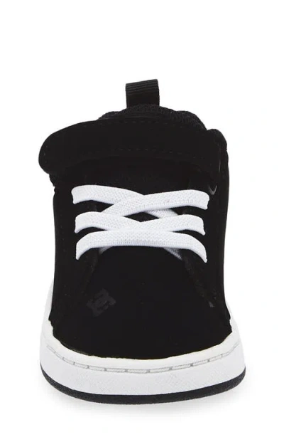 Dc Shoes Kids' Court Graffik Sneaker In Black