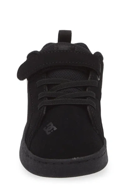Dc Shoes Kids' Court Graffik Sneaker In Black