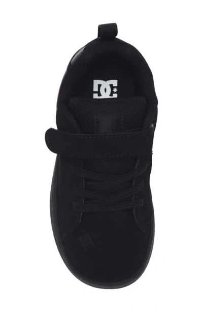 Dc Shoes Kids' Court Graffik Sneaker In Black