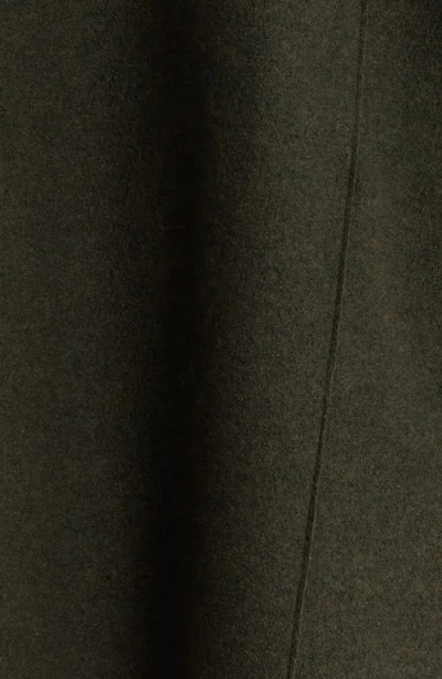 Eileen Fisher Lightweight Boiled Wool High Collar Jacket In Regenerative Wool In Black