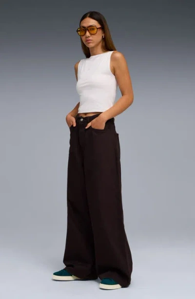 Puma Charles F. Stead Suede Sneaker In Green