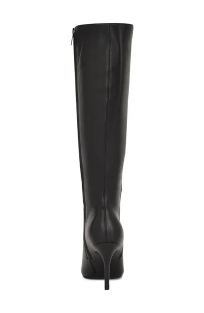 Nine West Women's Gerty Tall Pointy Toe Stiletto Boots In Black