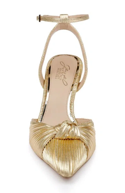 Jewel Badgley Mischka Women's Enid Dress Pumps In Gold