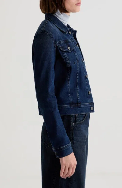 Ag Robyn Denim Jacket In Blue